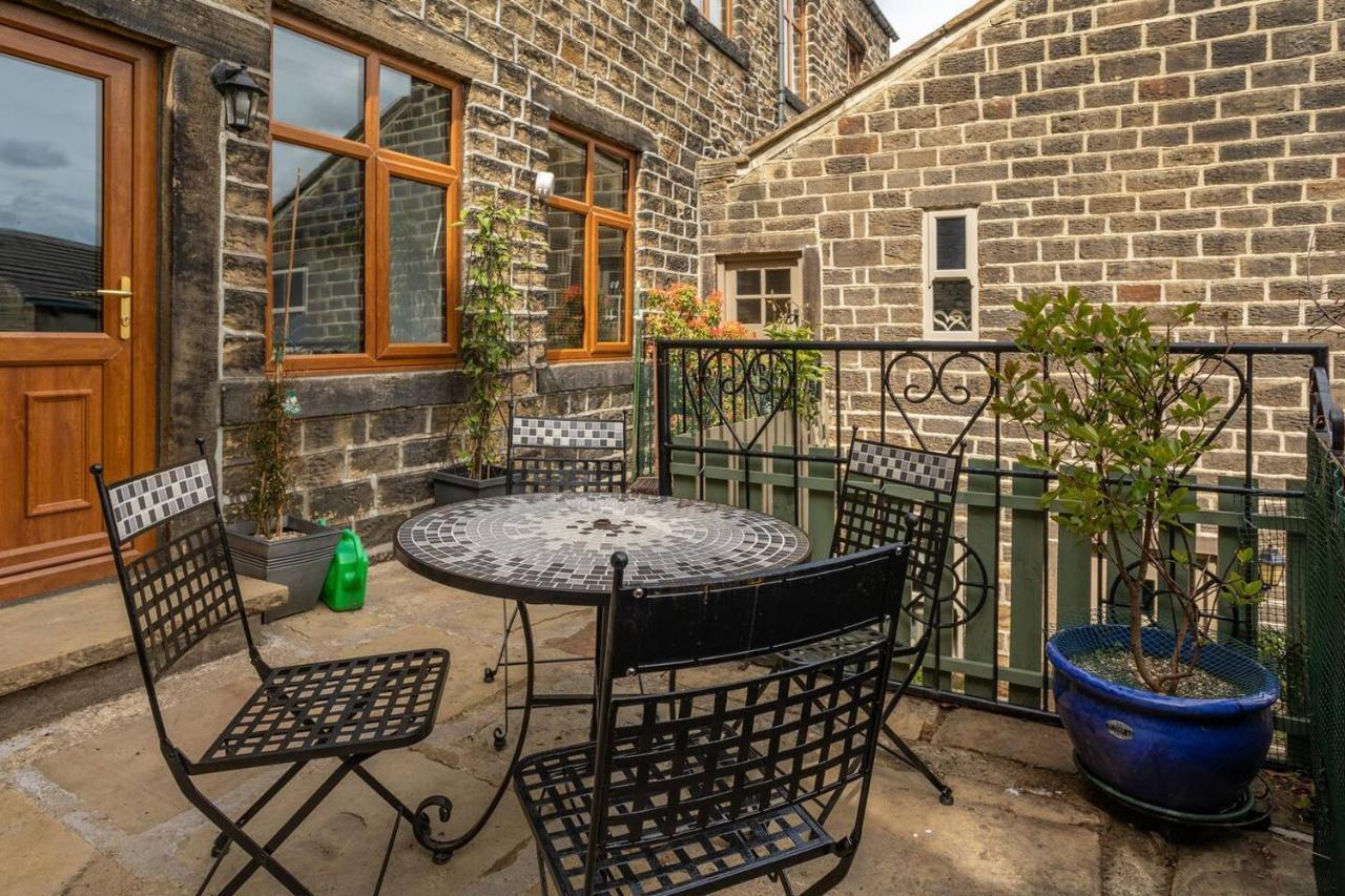 Ferienwohnung Delightful 2 Bed Flat In Old Mill-Private Garden Keighley Exterior foto